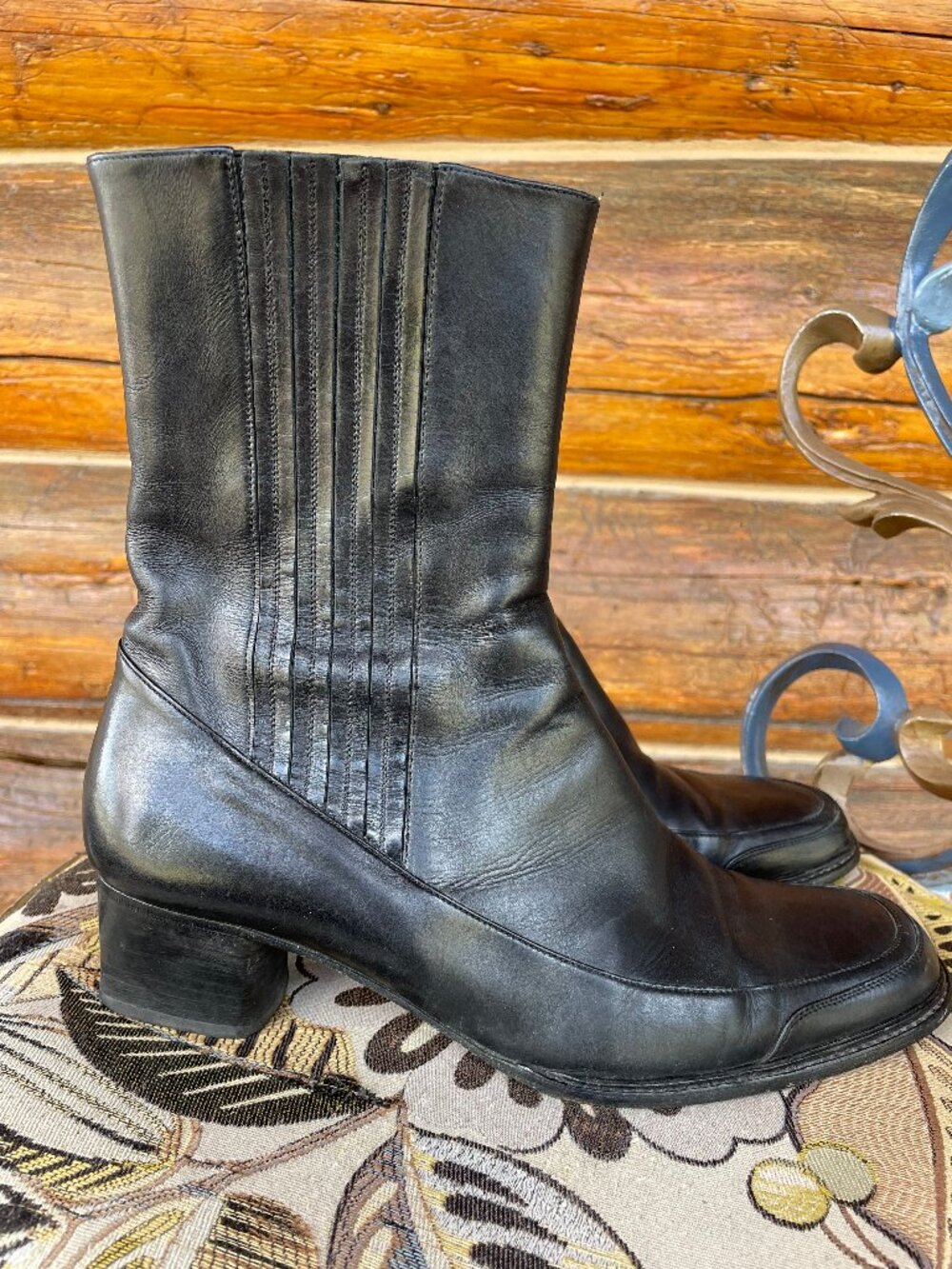 Bally Black Leather Fobeta Chelsea Boots US 10 EU 40.5